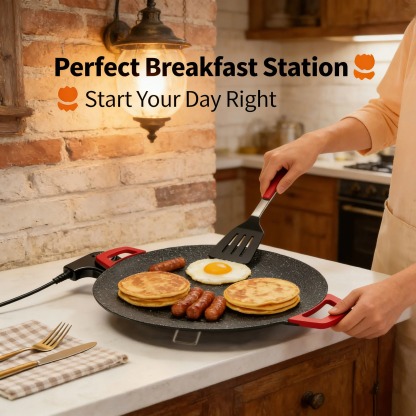 Indoor Smokeless Electric Griddle