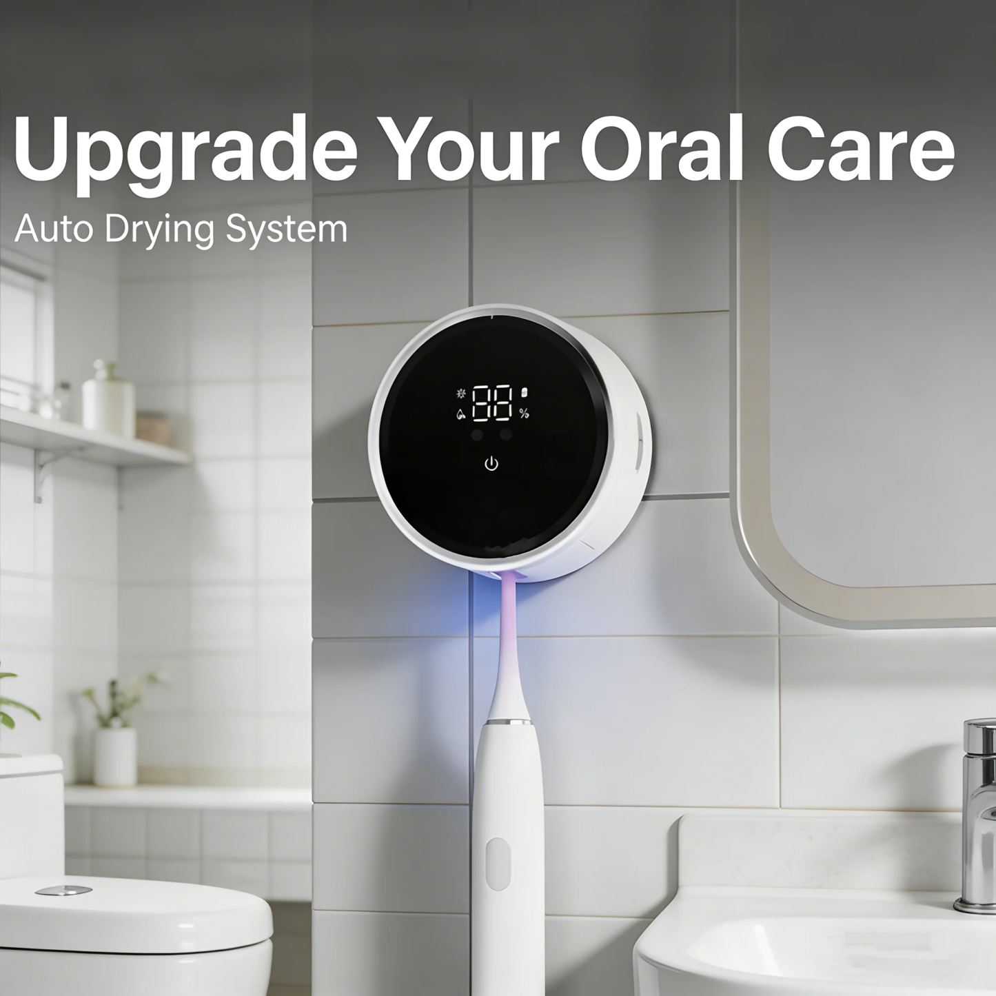 😬Wireless Charging UV Toothbrush Sterilizer
