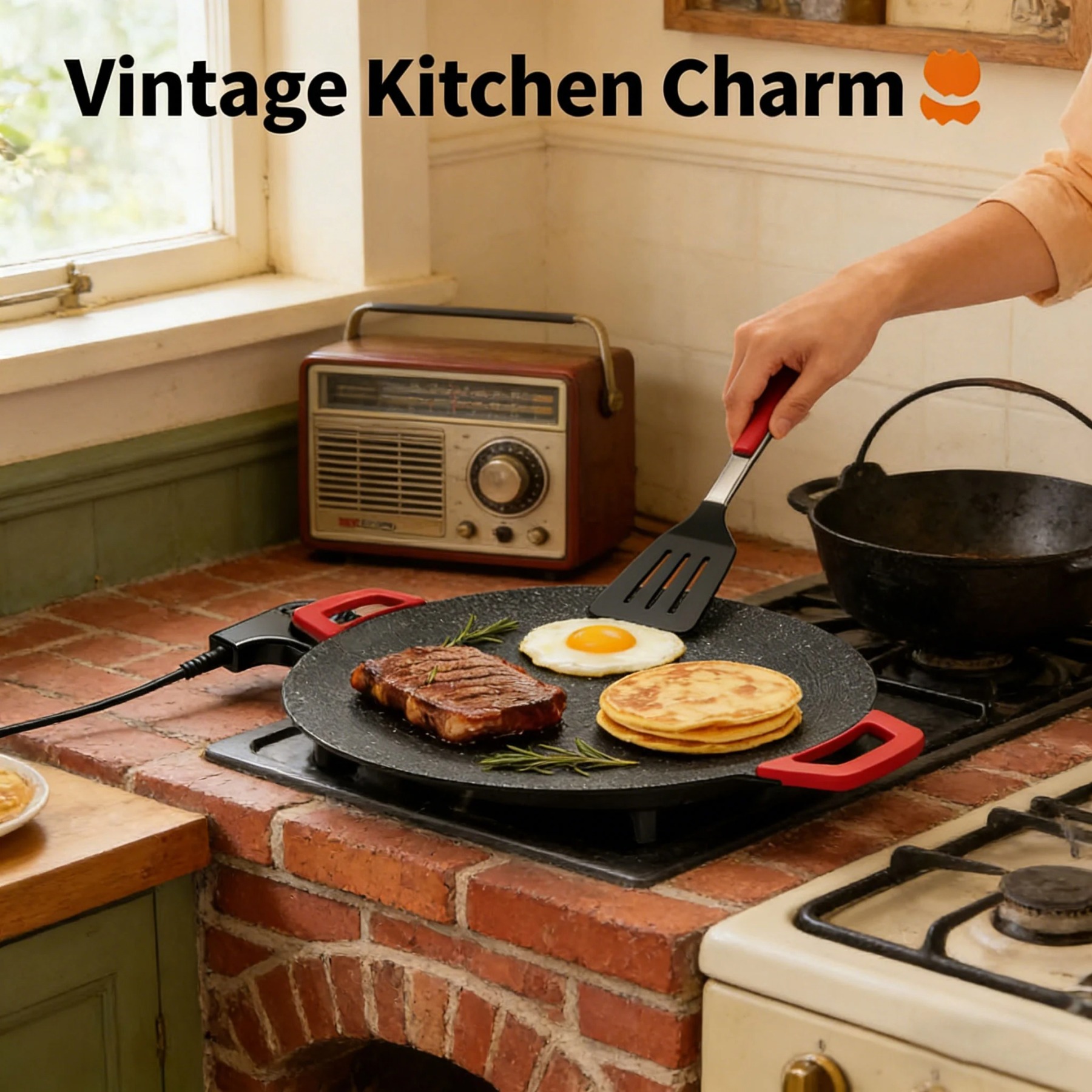 Indoor Smokeless Electric Griddle