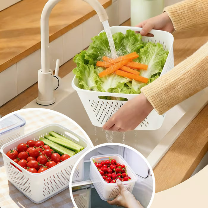 Food Storage Containers for Refrigerator Organization（3-6 PCS）