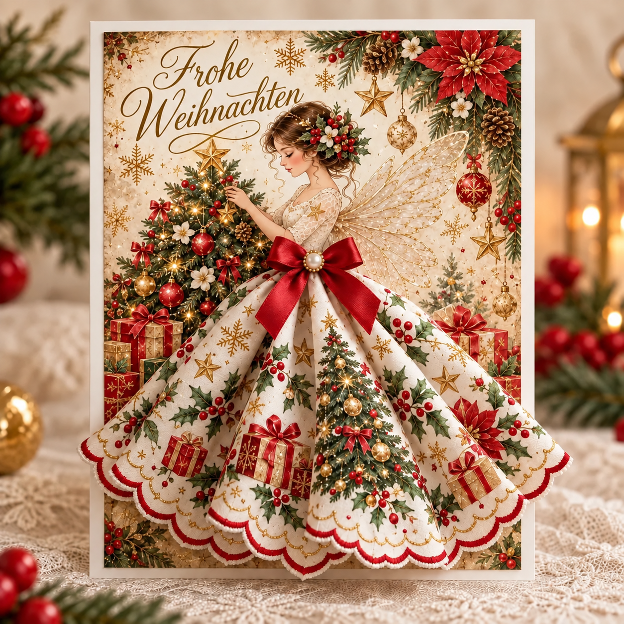 ⏳ Letzter Tag mit 49 % Rabatt – 👼 3D-Weihnachtsengel-Pop-up-Grußkarte | Bedeutungsvolles Erinnerungsstück mit Umschlag und Platz für deine persönliche Nachricht 🎄