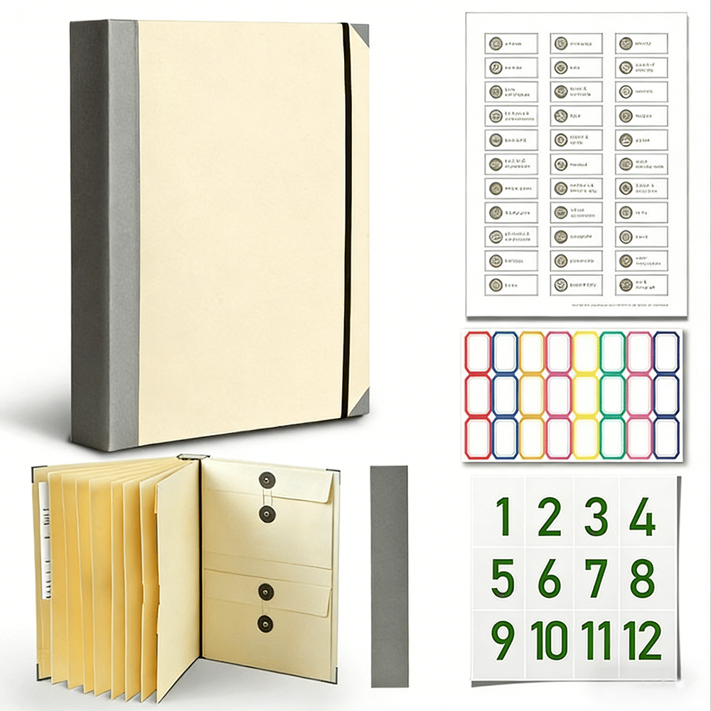 Document Organizer Binder: Stop the "where is it" panic by keeping insurance, deeds, and IDs in one secure spot. 📑🏠