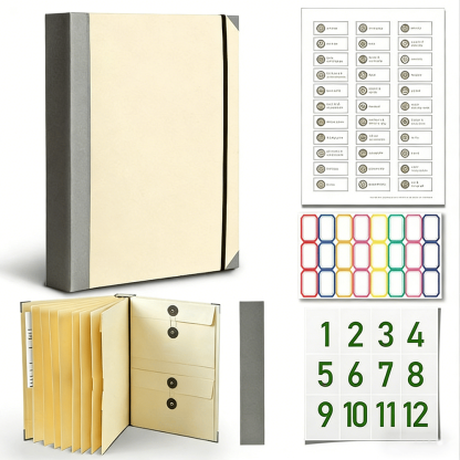 Document Organizer Binder: Stop the "where is it" panic by keeping insurance, deeds, and IDs in one secure spot. 📑🏠