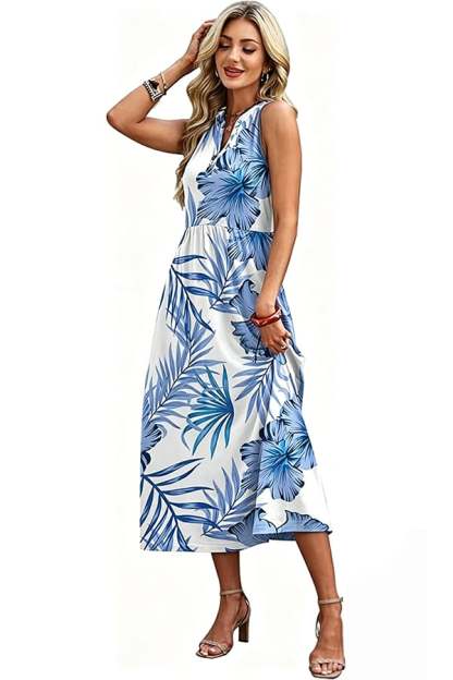 Women's Long Summer Bohemian Dress — 2026 Trendy Beach Dress (With Pockets)