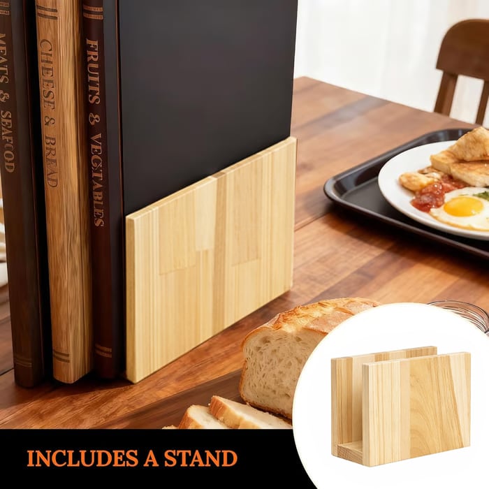 📚 Thick Wooden Cutting Boards Set (3-Piece)