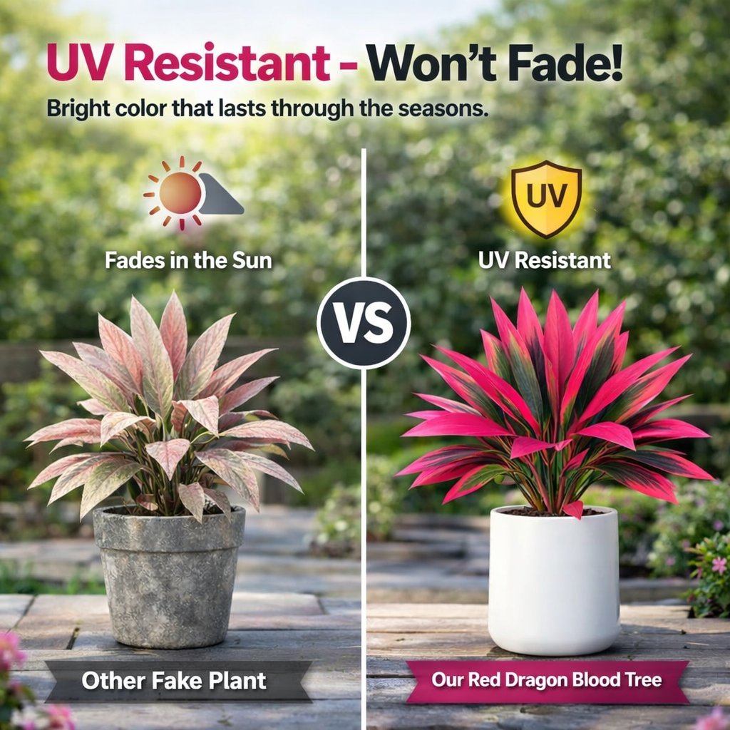 2‐Pack 21.6" Artificial Cordyline Plant