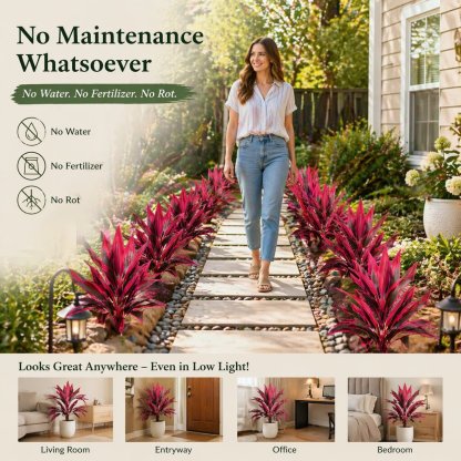 2‐Pack 21.6" Artificial Cordyline Plant