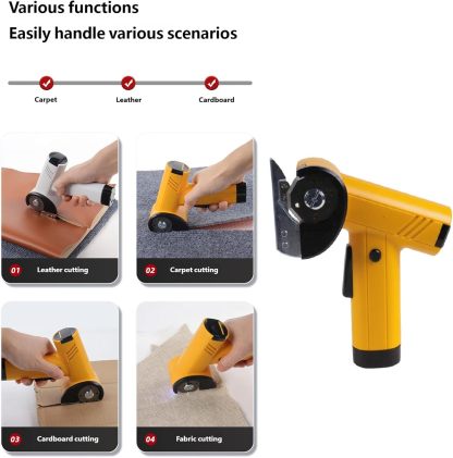 ✂️ Rechargeable Cordless Fabric Cutter