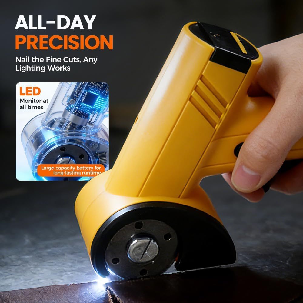 ✂️ Rechargeable Cordless Fabric Cutter