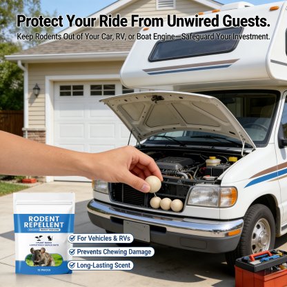 Natural Peppermint Rat Repellent Balls – Humane, Non-Toxic & Long-Lasting