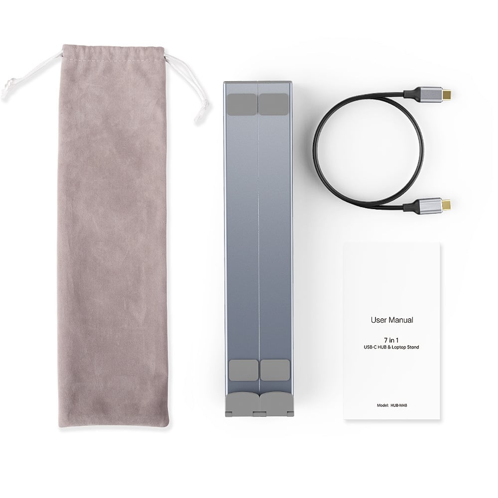 💻 2026 New 8-in-1 USB-C Laptop Stand & Docking Station