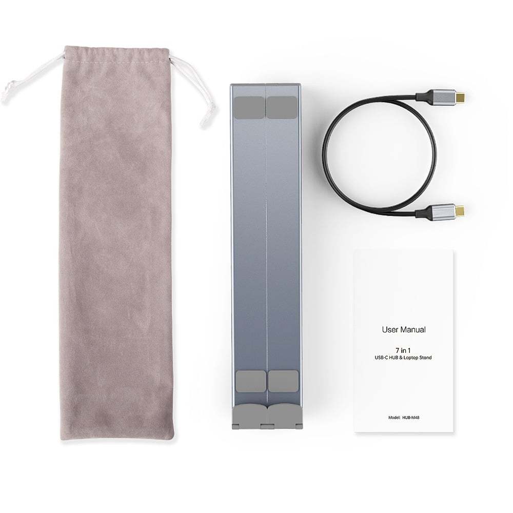 💻 2026 New 8-in-1 USB-C Laptop Stand & Docking Station