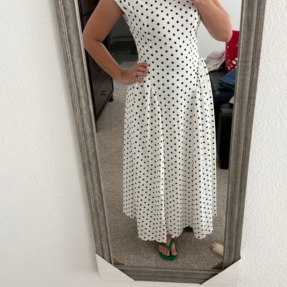 Beautiful dress! Made with good quality material. It&rsquo;s not see through. Bouncing soft material which made me very surprised because most of the clothing I buy from SHEIN feels like plastic, like table cloth texture.This one feels amazing !  Love it!