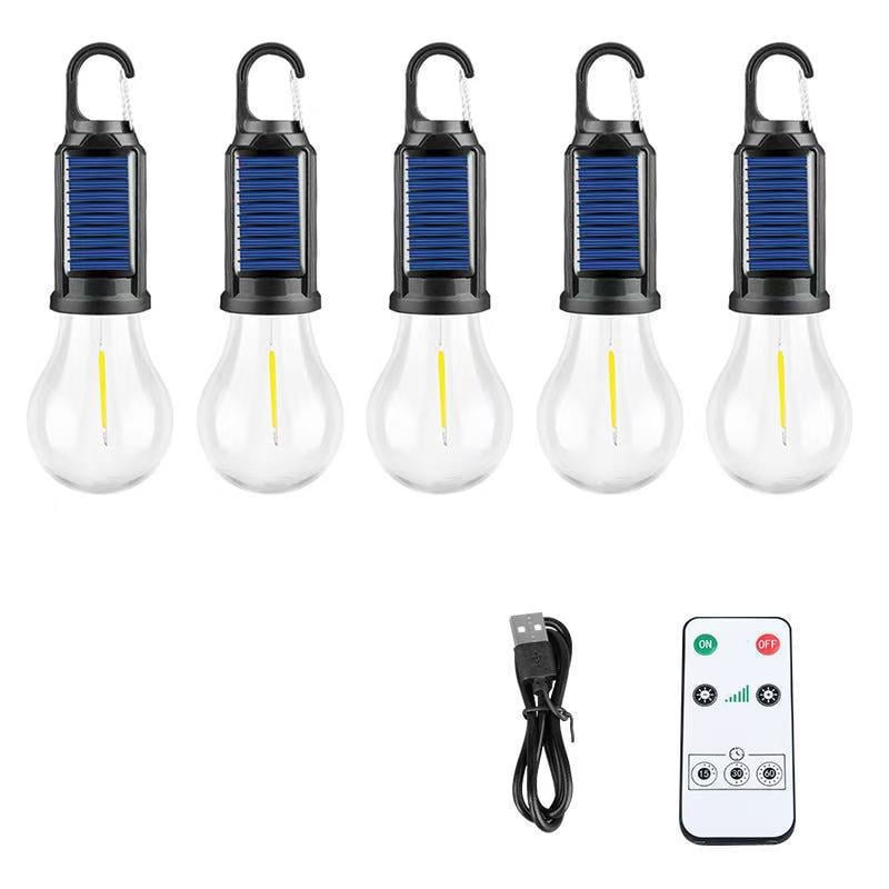 🌞 Solar Tent Camping Light Bulb (5 park )