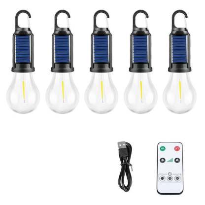 🌞 Solar Tent Camping Light Bulb (5 park )