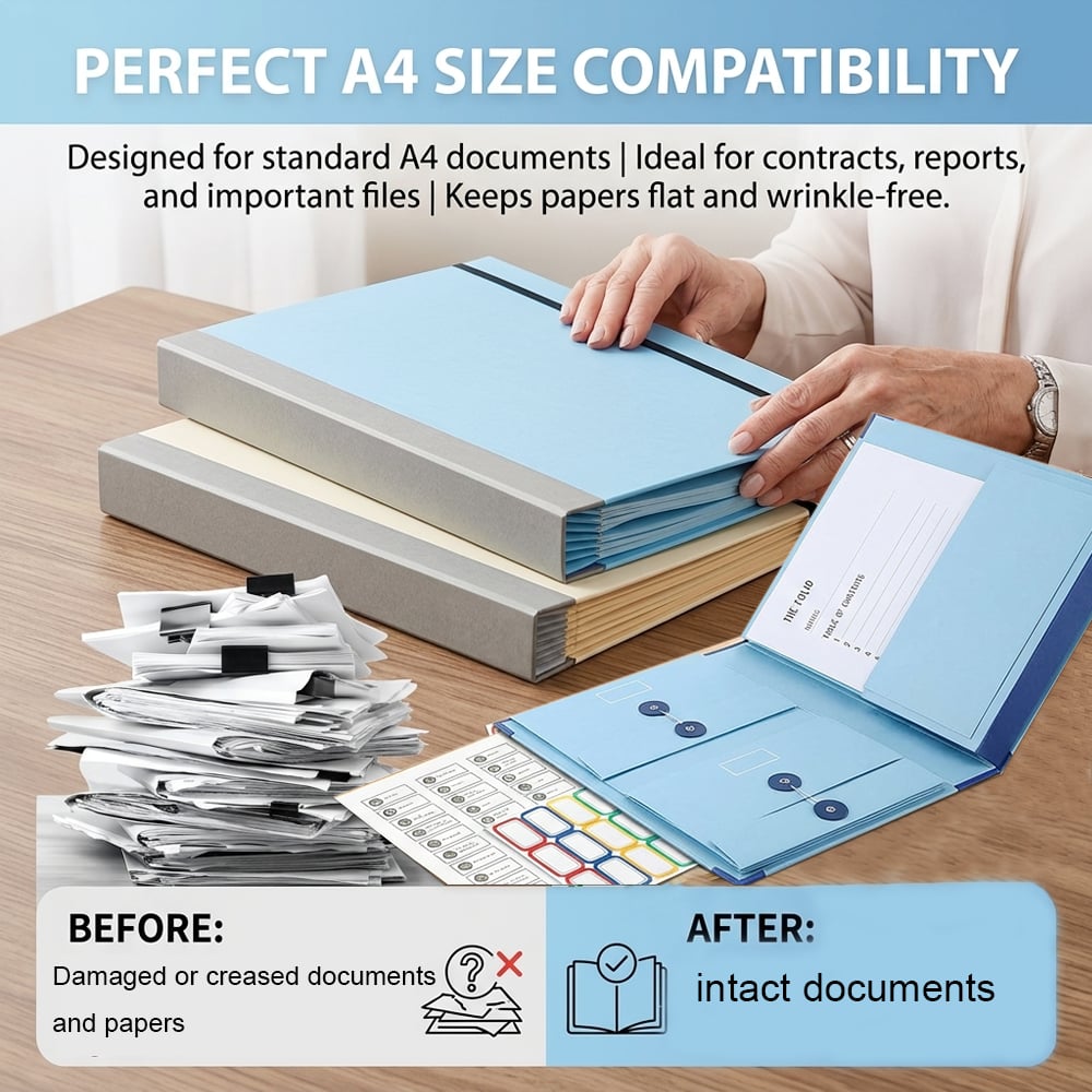 Document Organizer Binder: Stop the "where is it" panic by keeping insurance, deeds, and IDs in one secure spot. 📑🏠