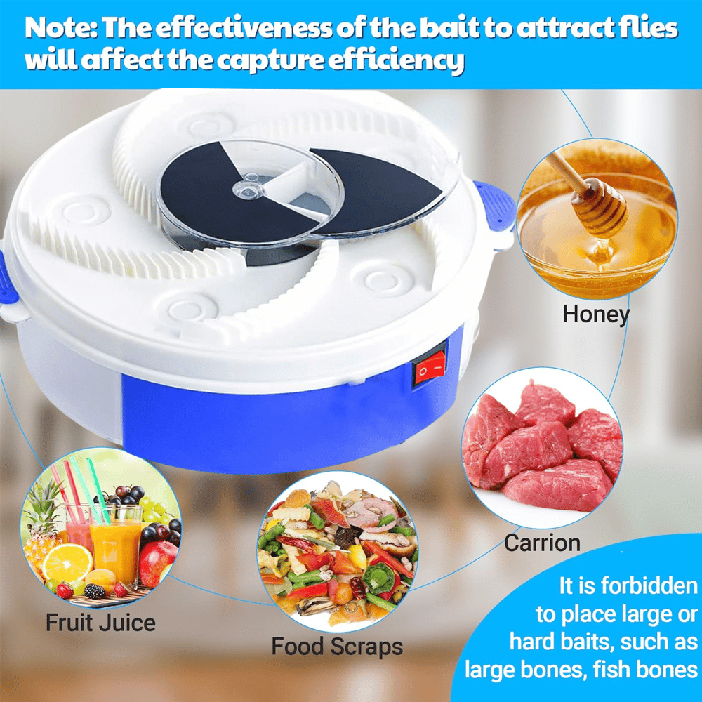 ⚡Electric Fly Trap – Automatic Indoor Fly Catcher for a Cleaner, Pest-Free Home