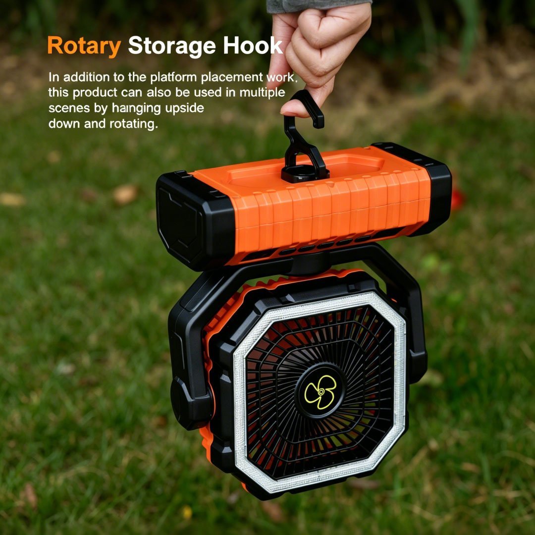 ✨ Your Ultimate Outdoor Cooling & Lighting Companion 