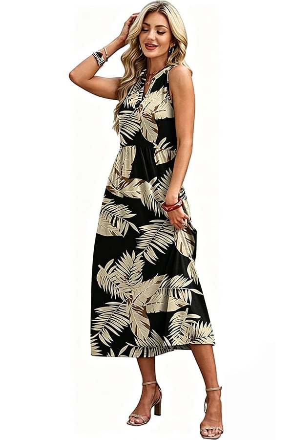 Women's Long Summer Bohemian Dress — 2026 Trendy Beach Dress (With Pockets)