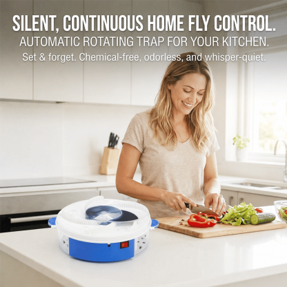 ⚡Electric Fly Trap – Automatic Indoor Fly Catcher for a Cleaner, Pest-Free Home