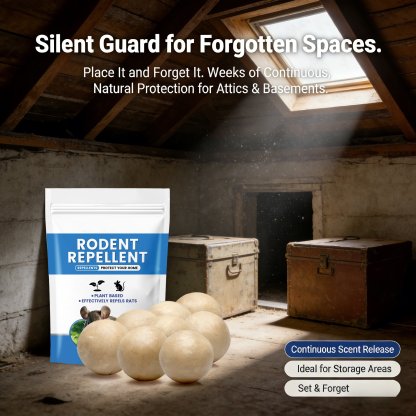 Natural Peppermint Rat Repellent Balls – Humane, Non-Toxic & Long-Lasting