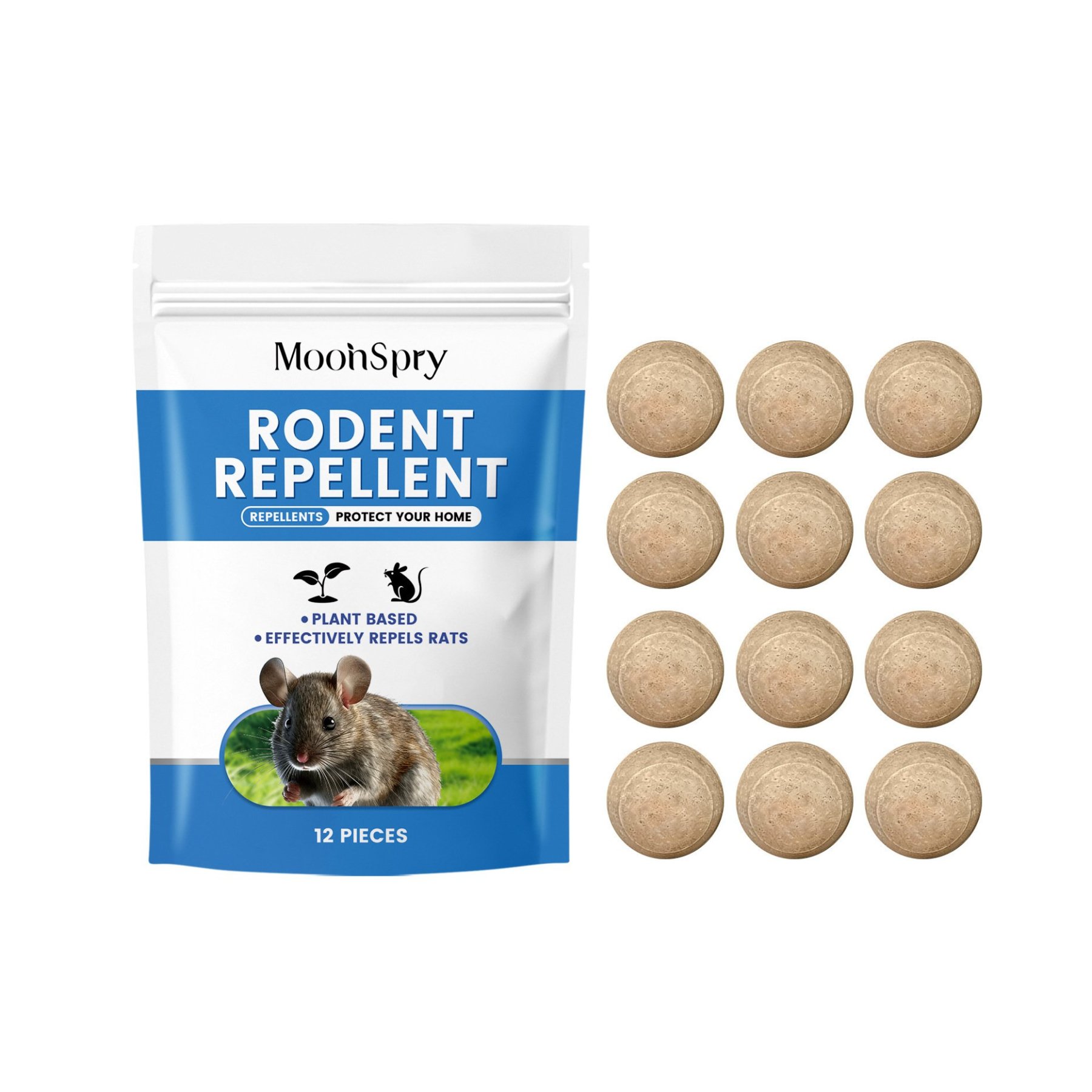 Natural Peppermint Rat Repellent Balls – Humane, Non-Toxic & Long-Lasting
