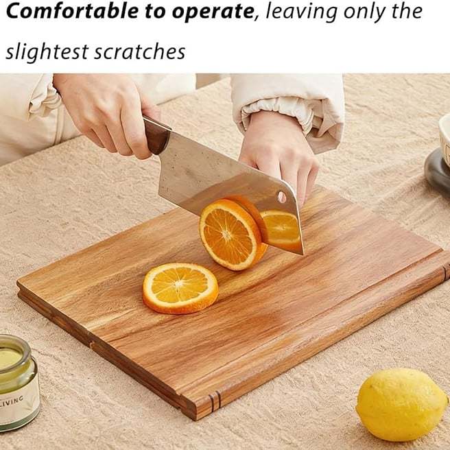 📚 Thick Wooden Cutting Boards Set (3-Piece)