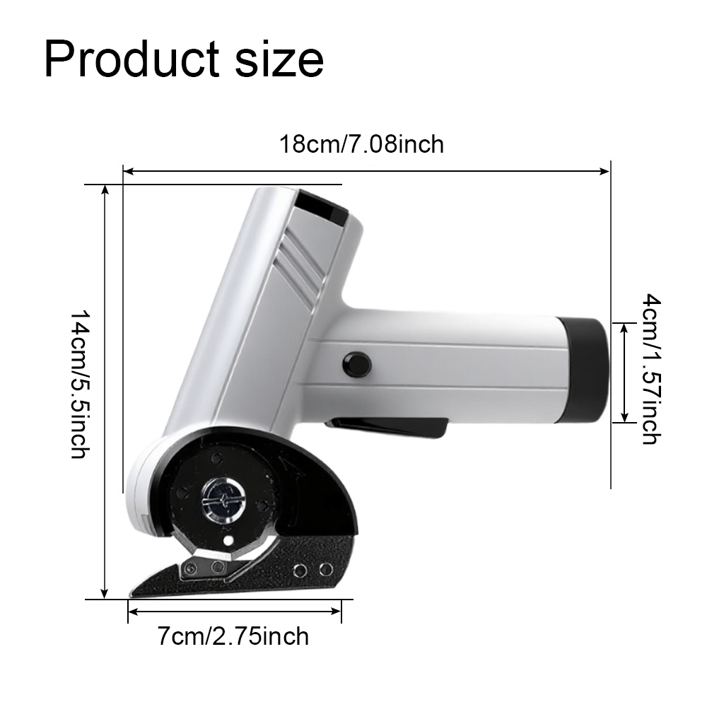 ✂️ Rechargeable Cordless Fabric Cutter
