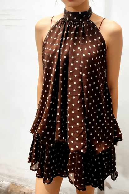 Women's Chiffon Halter Mini Dress(Buy 2 Free Shipping)