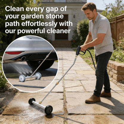 🚿 High-Pressure Surface Cleaner with Extension Rod (Up to 4000 PSI)