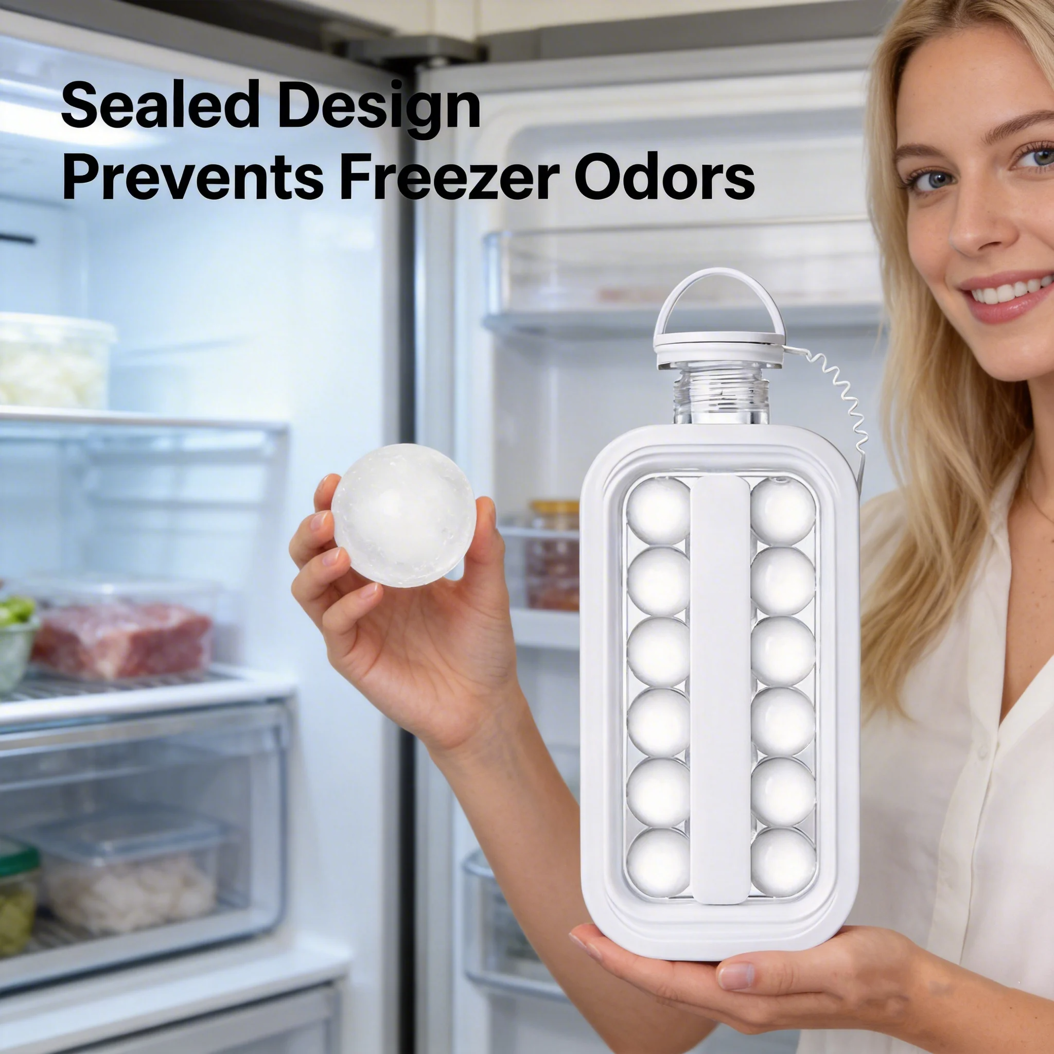 🧊2-in-1 Ice Ball Maker Bottle