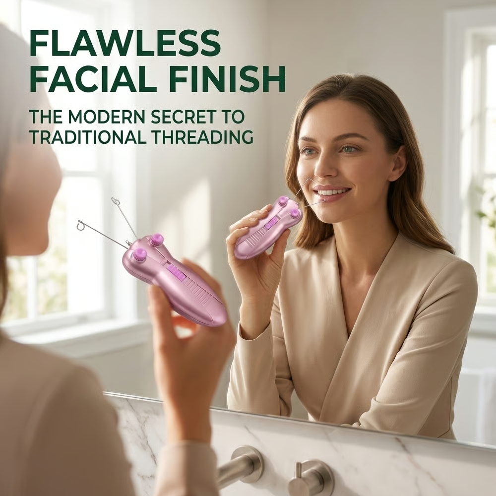 👸Ladies Electric Facial Hair Remover & Threading Device
