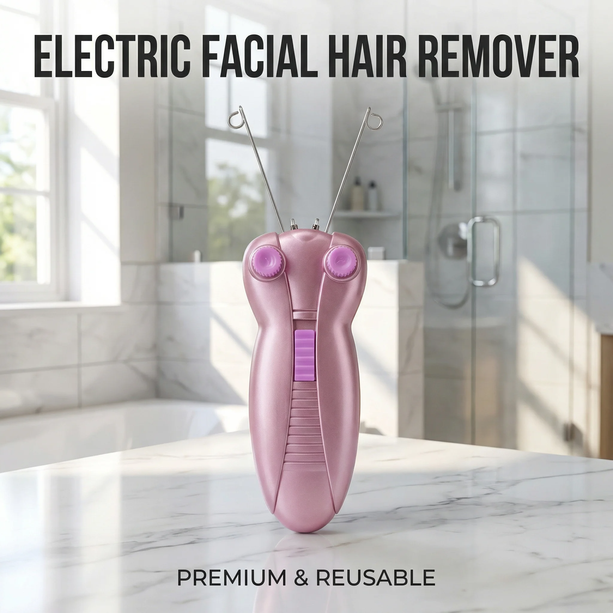 👸Ladies Electric Facial Hair Remover & Threading Device