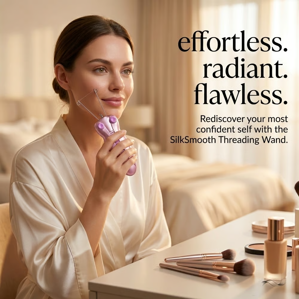 👸Ladies Electric Facial Hair Remover & Threading Device