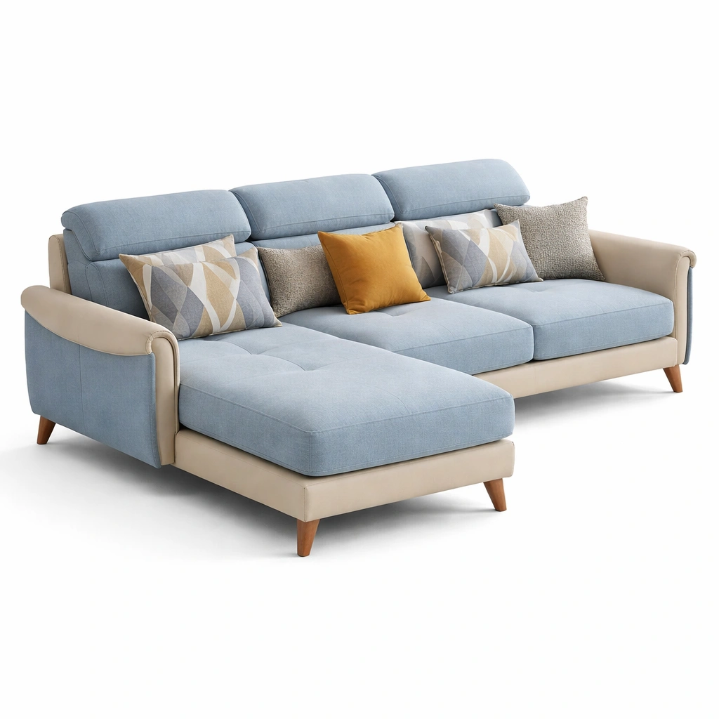 Ecksofa mit verstellbarer Liegeflaeche-avnorae