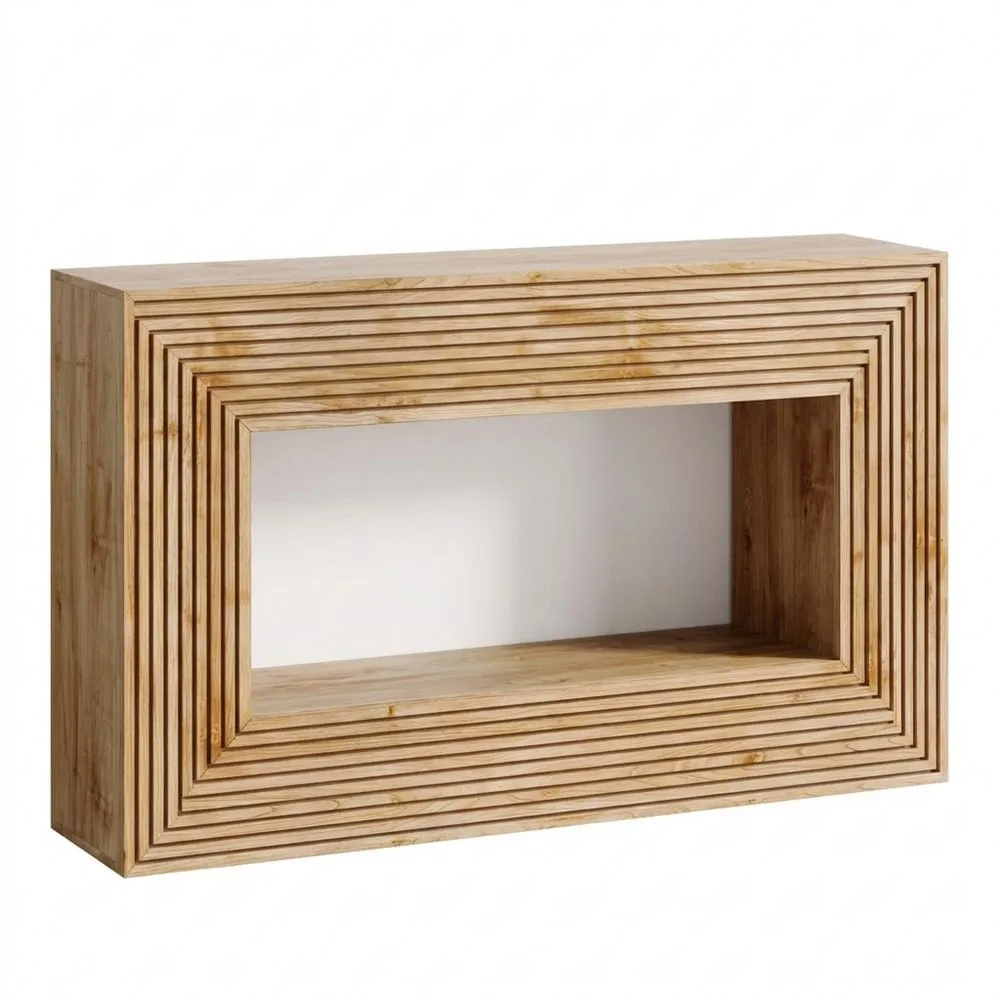 Mesa de Consola de Gran Tamaño para Pasillo y Salón, Almacenamiento Multifunción