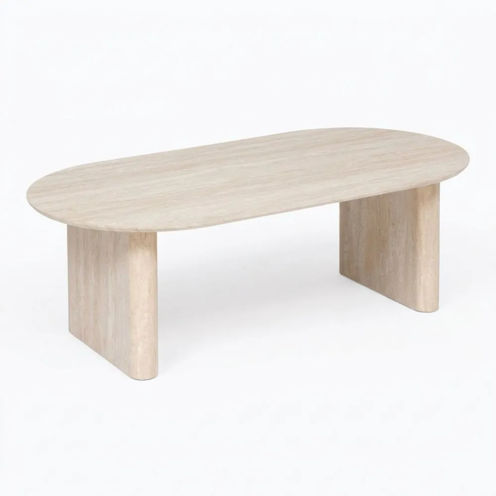 Mesa de Centro Beige 120x60x40cm