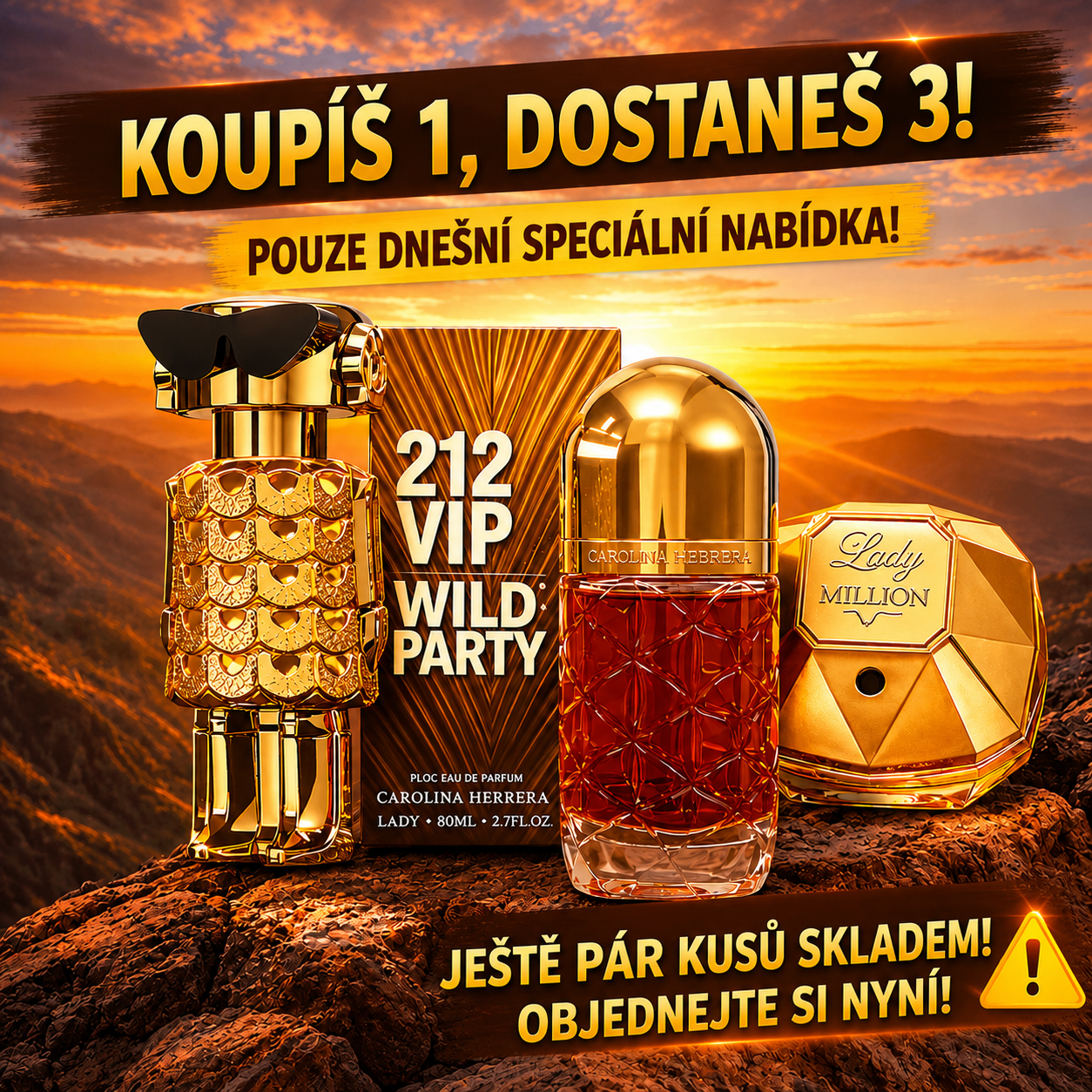 3 luxusní vůně pro každou příležitost