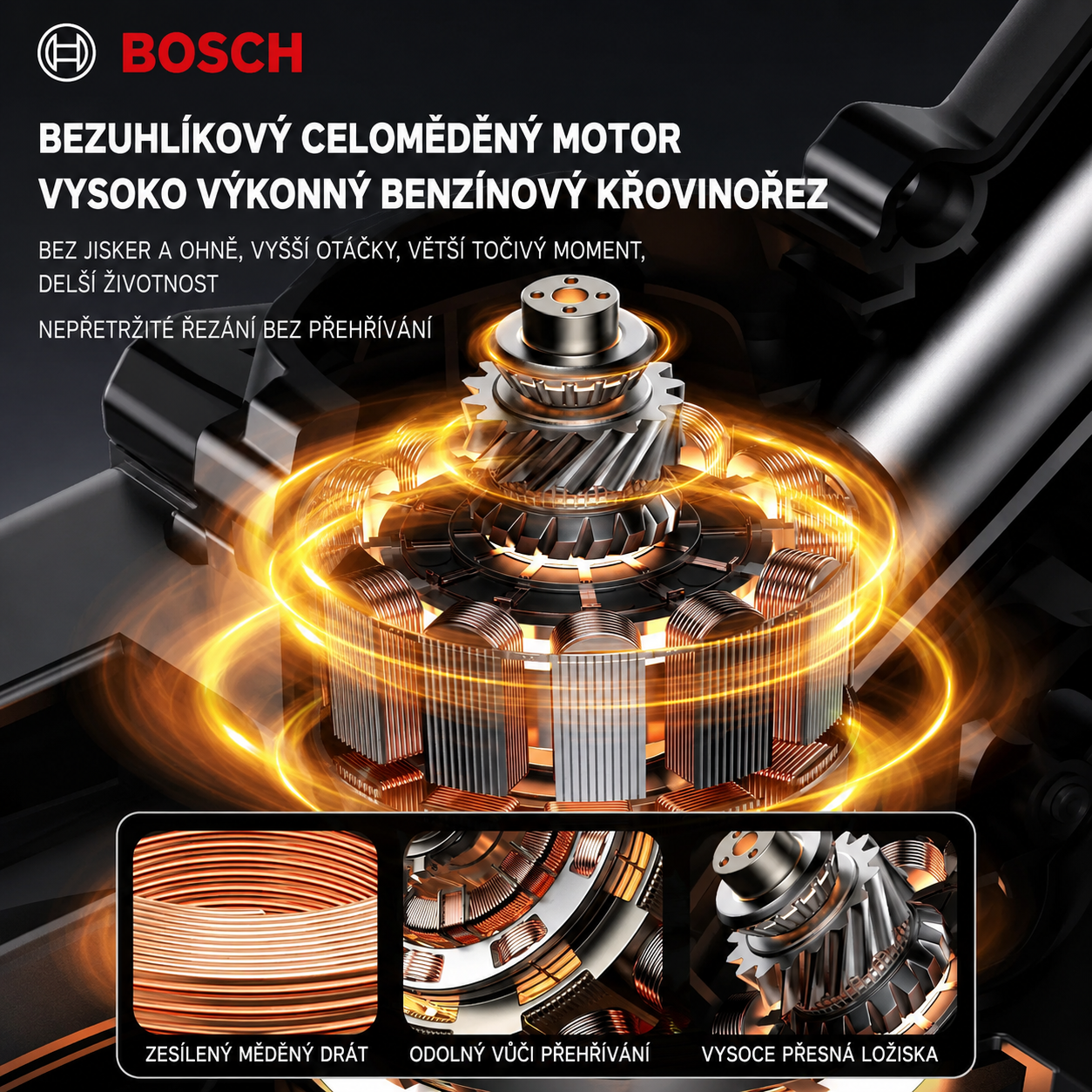 BOSCH® Multifunkční akumulátorová sekačka na trávu – lehká, výkonná a ideální pro každou zahradu