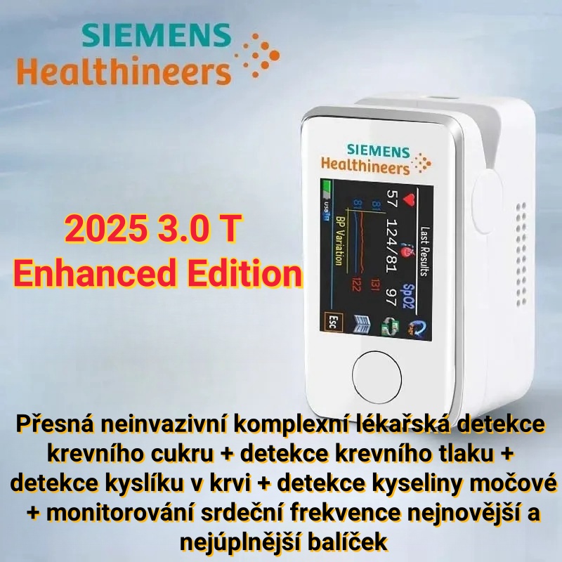 🌈Technologická inovace v lékařském výzkumu v roce 2025: Bezbolestný a neinvazivní přenosný glukometr Siemens, sledování stavu glukózy v krvi nebylo nikdy tak snadné!