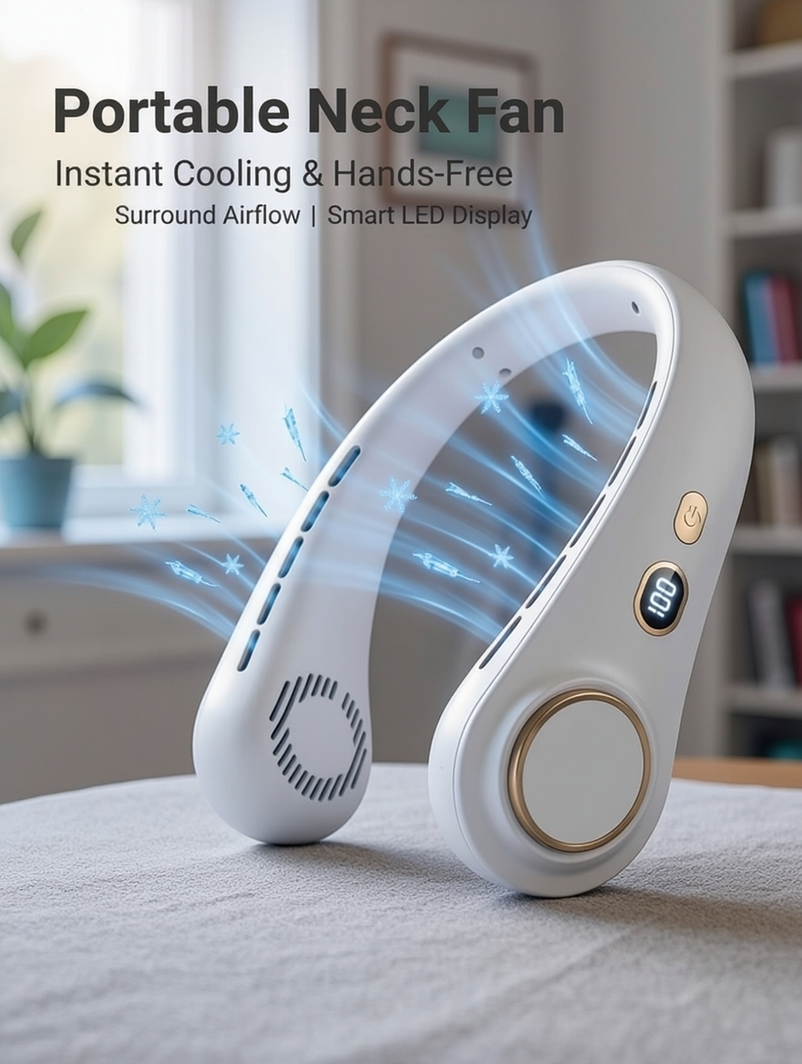 New Portable Neck Fan