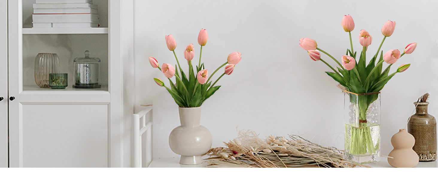 faux flowers for vase