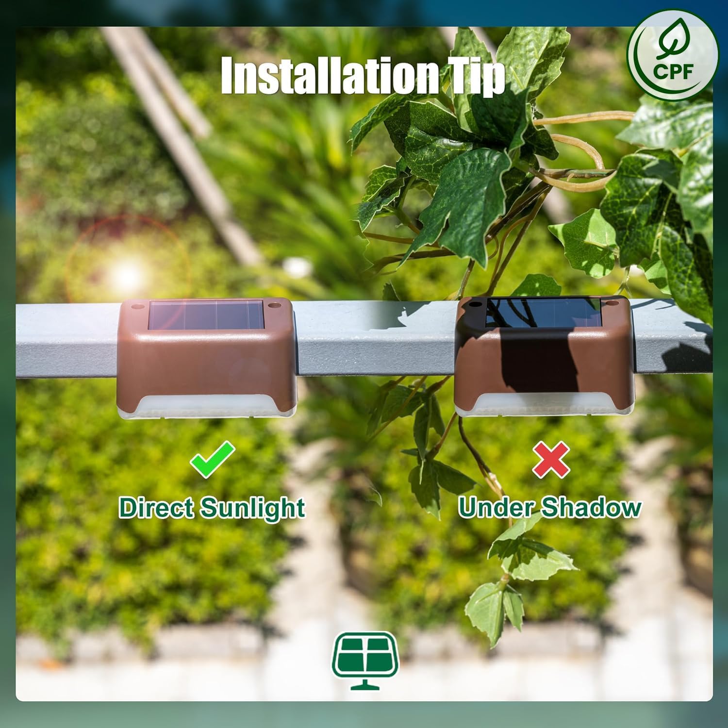 Outdoor LED Solar Powered Waterproof Stair and Garden Light