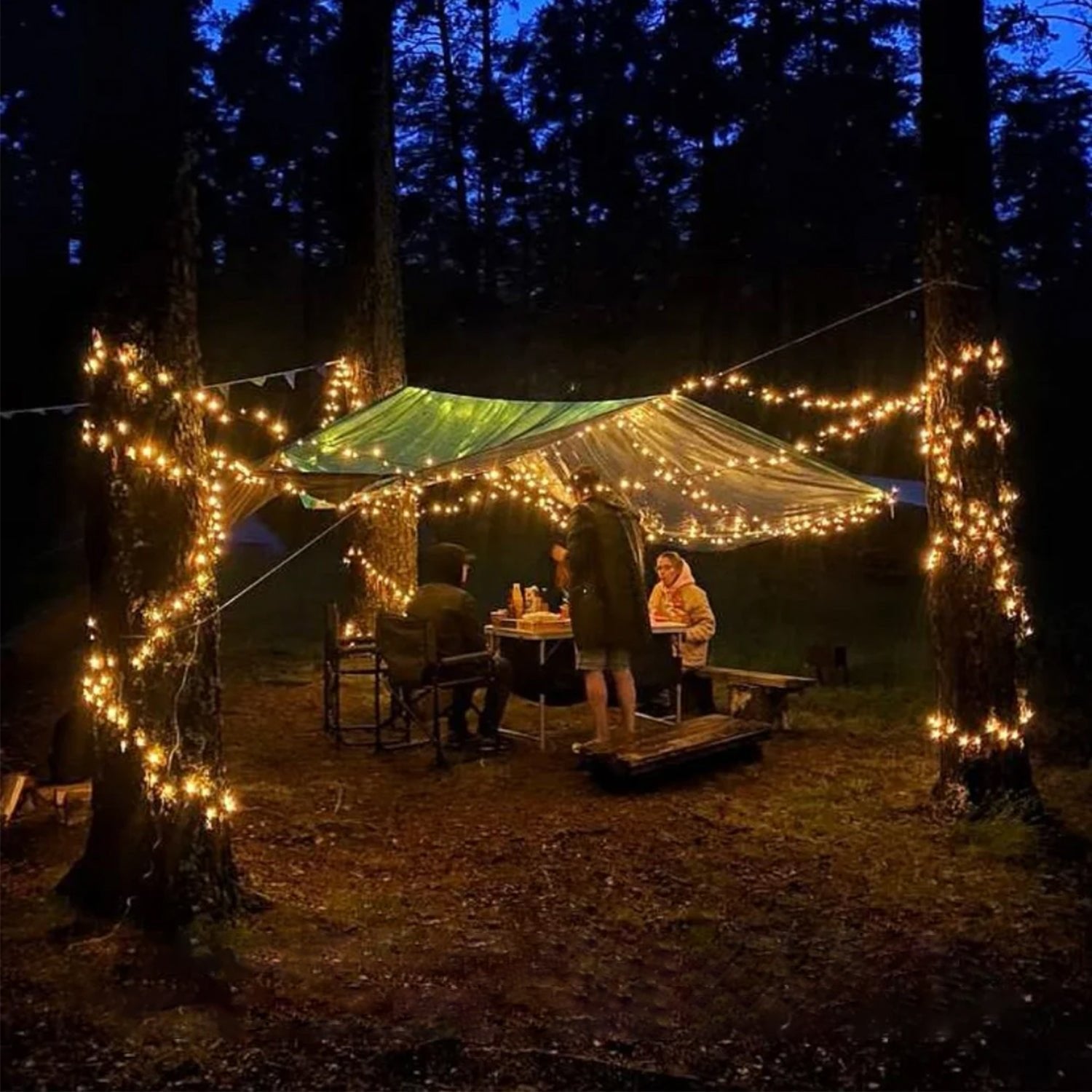 💥3 in 1 Solar Camping String Lights