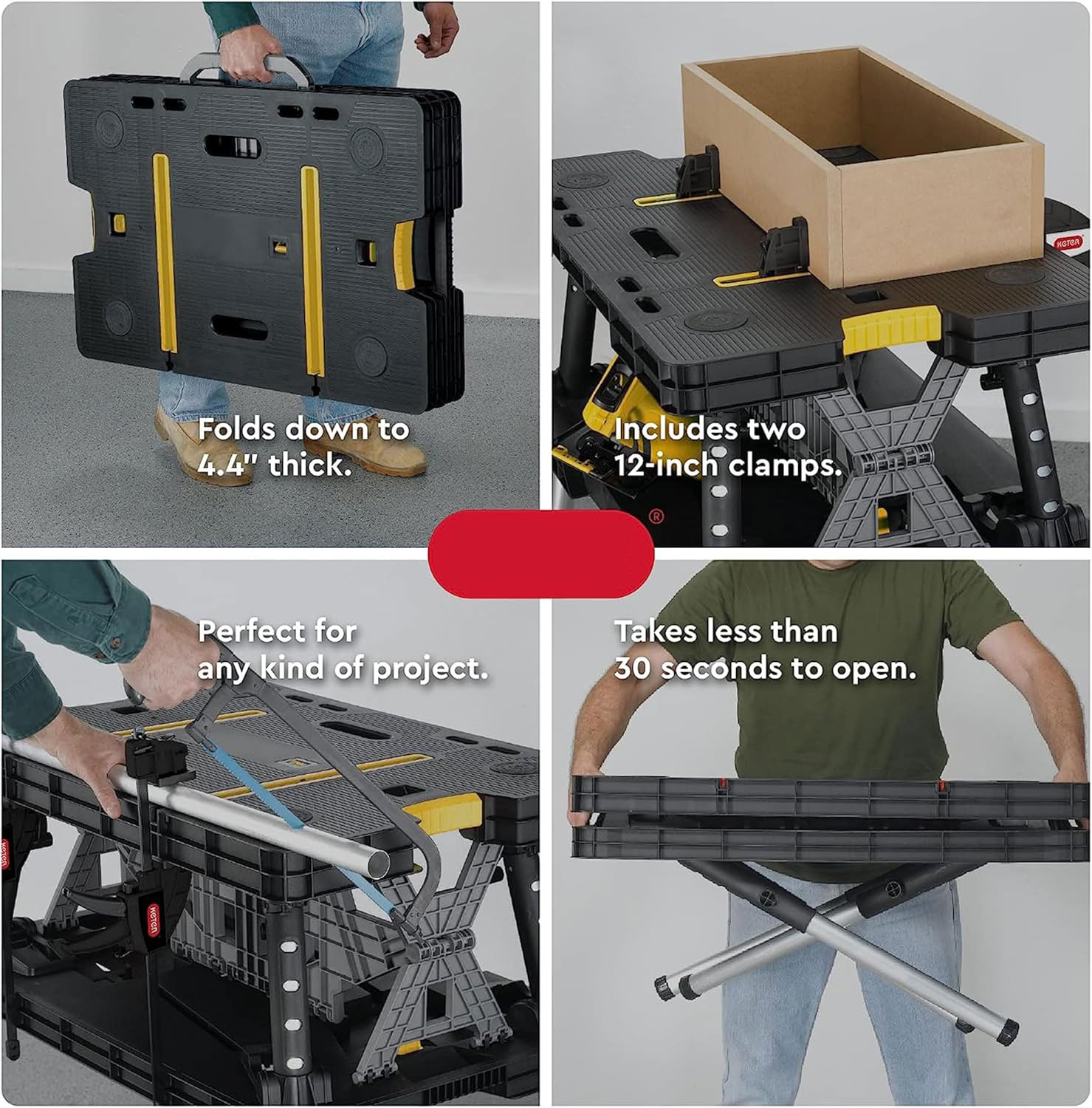 Last Day Sale! Folding Work Table