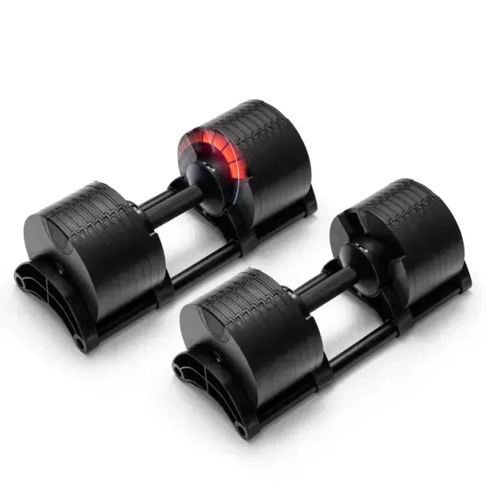 2-Piece Turn-Handle Adjustable Dumbbell 5-120lb Set