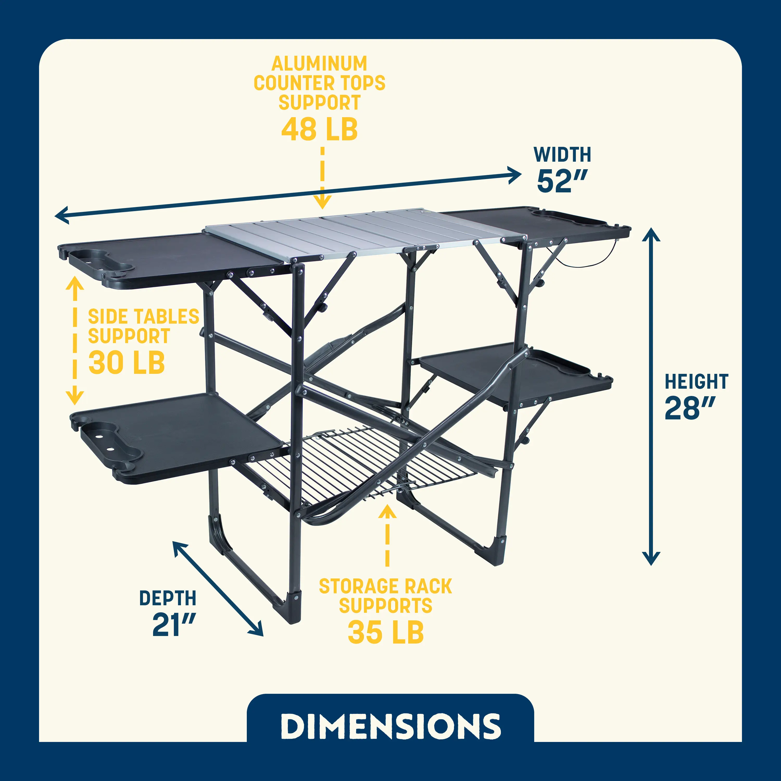 🔥Slim-Fold Cook Station