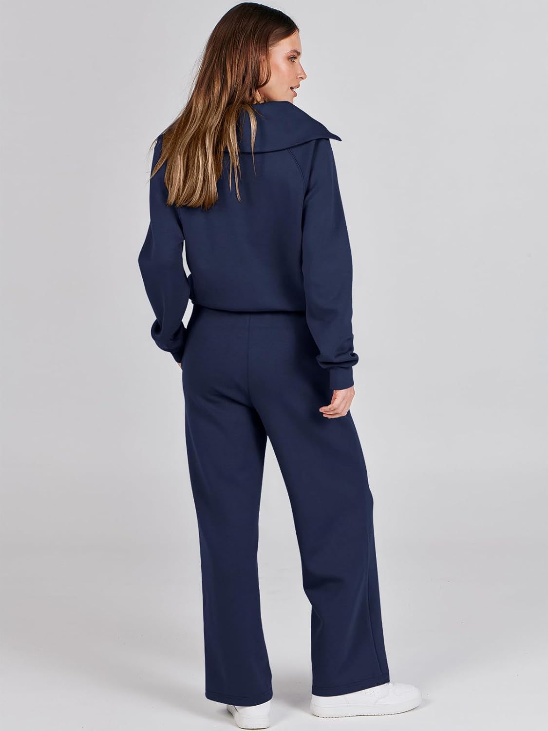 2024 Fall Trendy Outfits Oversized Two Piece Sweatsuit