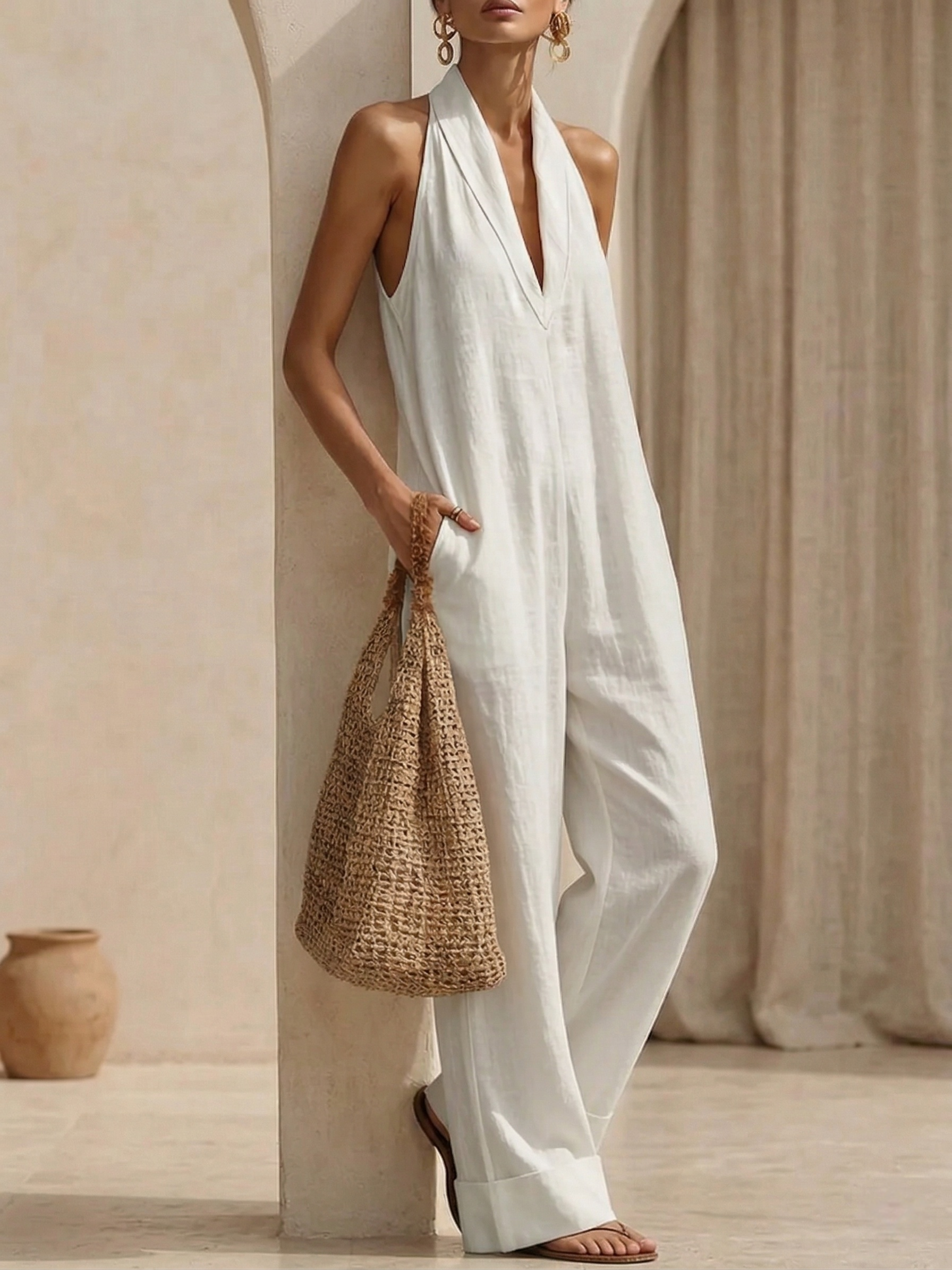 New Arrivals🔥Minimalist And Elegant Cozy Linen Jumpsuit