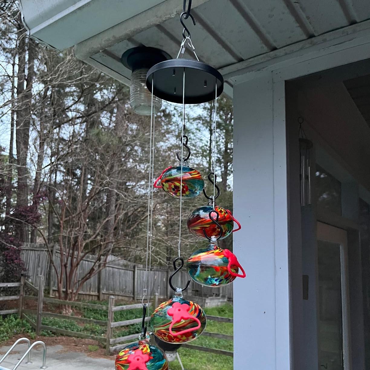 Charming Wind Chimes Hummingbird feeders